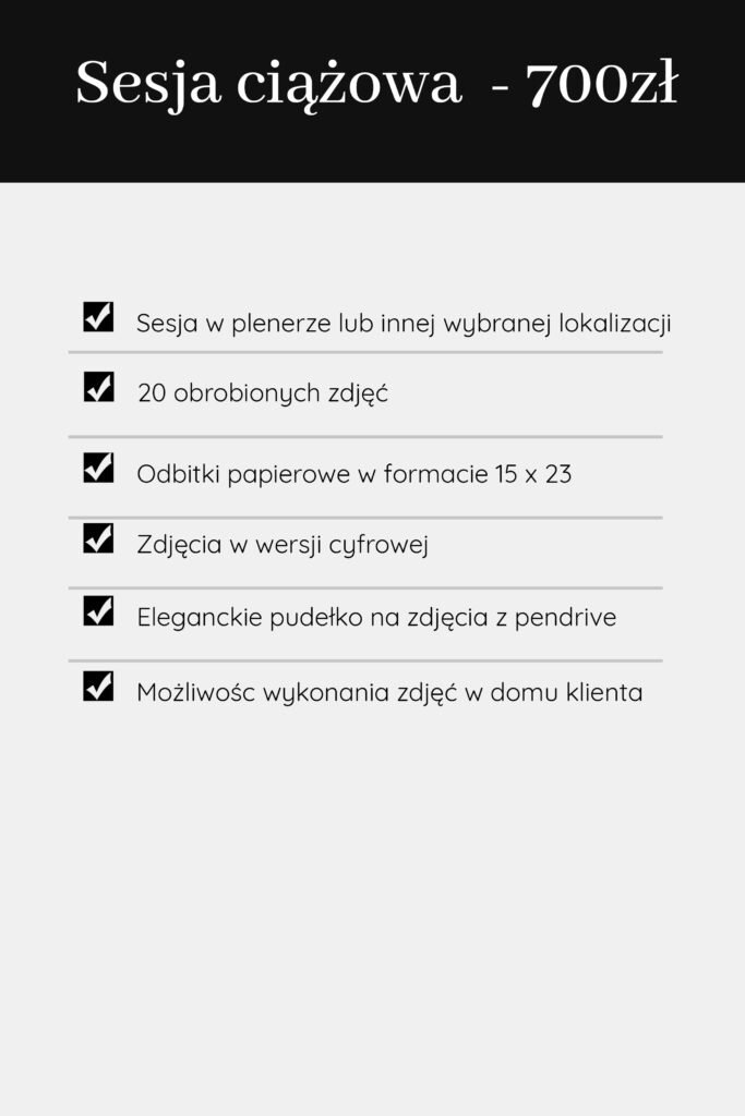 Pakiet ciąża